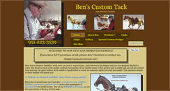 Desktop Screenshot of benscustomtack.com